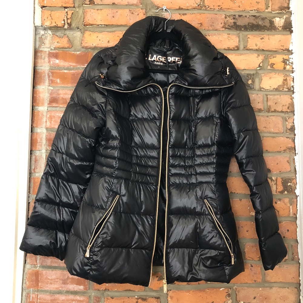 Karl Lagerfeld - Iridescent Packable Down Jacket
